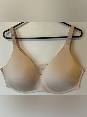 Soma Vanishing 360 Wireless Bra in the color "Nude  42DD